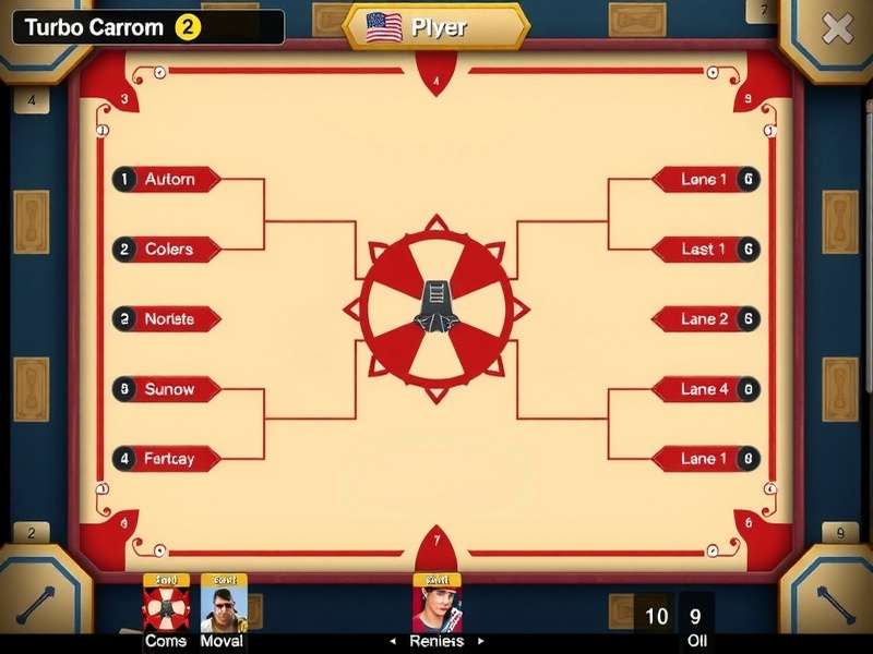 Turbo Carrom Wizard Gameplay Screenshot